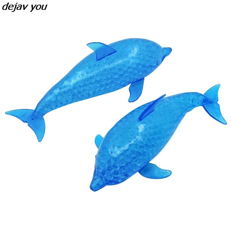 

Funny Squeezable Stress Relief Toy Soft Dolphin Bead Stress Ball Toy Anti-stress Fidget Reliver Stress Vent Toy