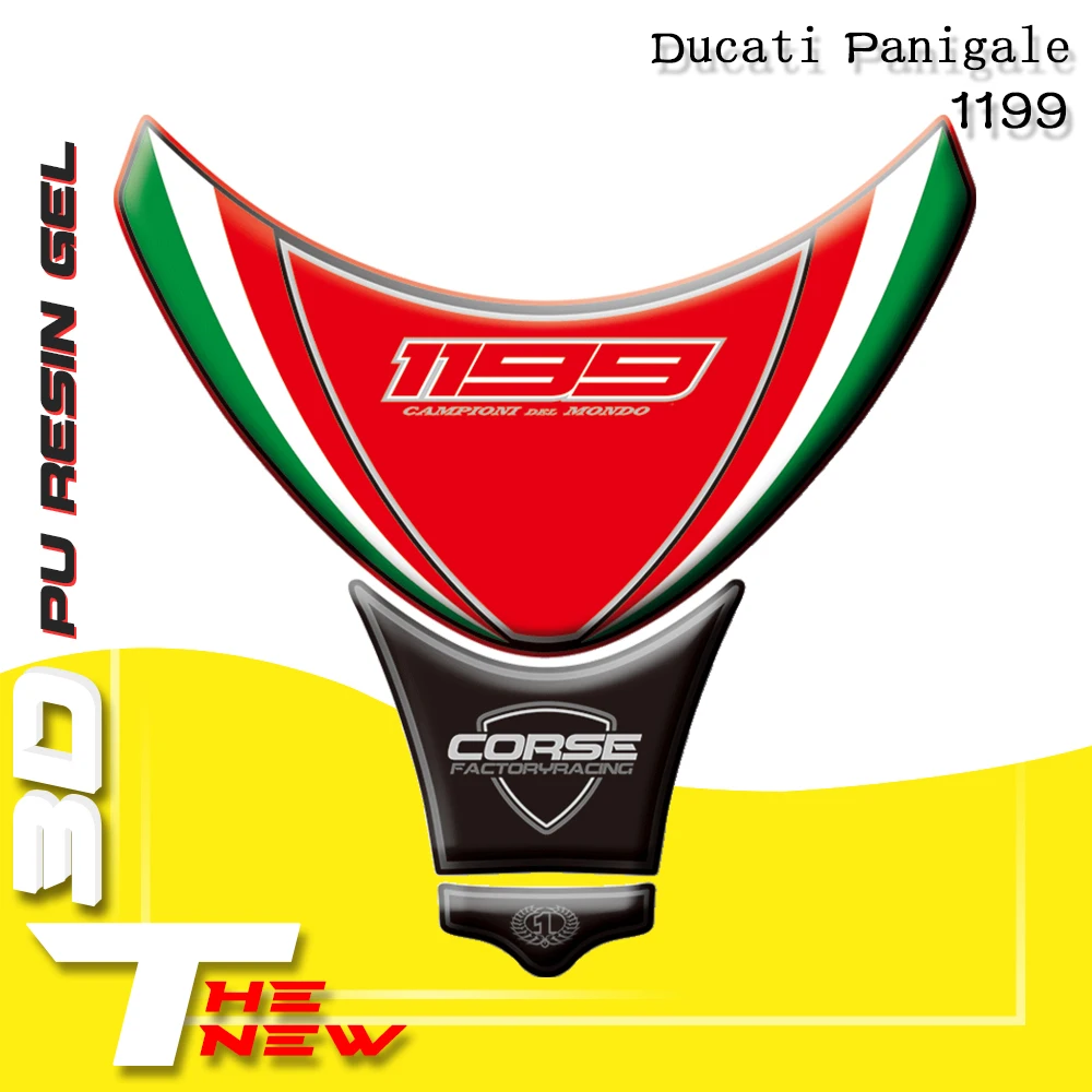 Для поездок на мотоцикле Ducati Panigale 1199 2012 2013 2014 2015 бак мотоцикла Стикеры наклейки 3D