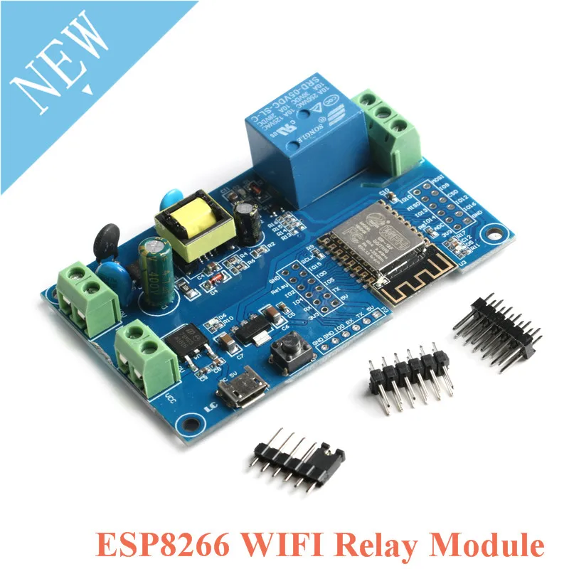 Беспроводной релейный модуль ESP8266 Wi Fi 220 В перем. Тока 5 12 блок питания ESP 12F