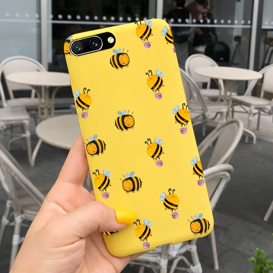 Чехол задней крышки для Huawei Honor 10 "Красивые девушки" 5,84'' из мягкого TPU, тонкий фундамент Honor10 телефонный чехол с полным бампером.