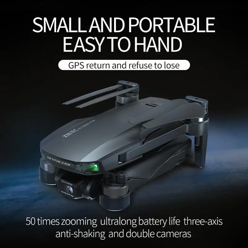 

Xmr/c M9 Drone 6k Gps 5g Wifi 3 Axis Gimbal Camera Brushless Motor Supports 32g Tf Card Flight 28 Min Vs F11 Pro Drones