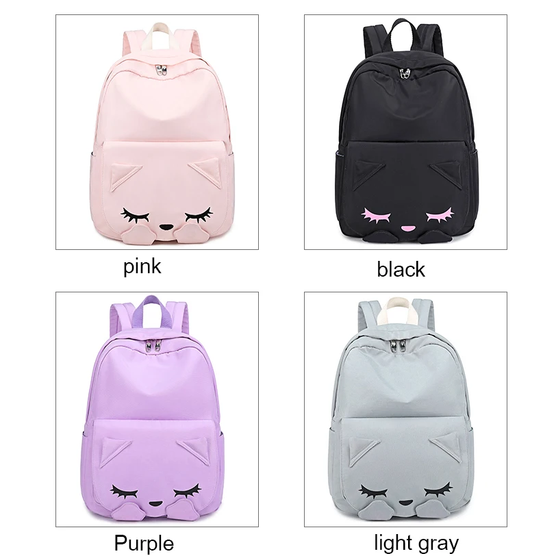 Милый рюкзак на ремне для женщин водонепроницаемый школьный ранец 14 дюймов с