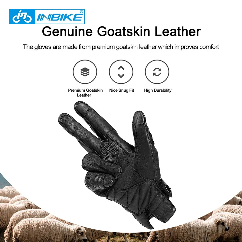Мотоциклетные перчатки с покрытием из углеродного волокна кожаные велосипедные
