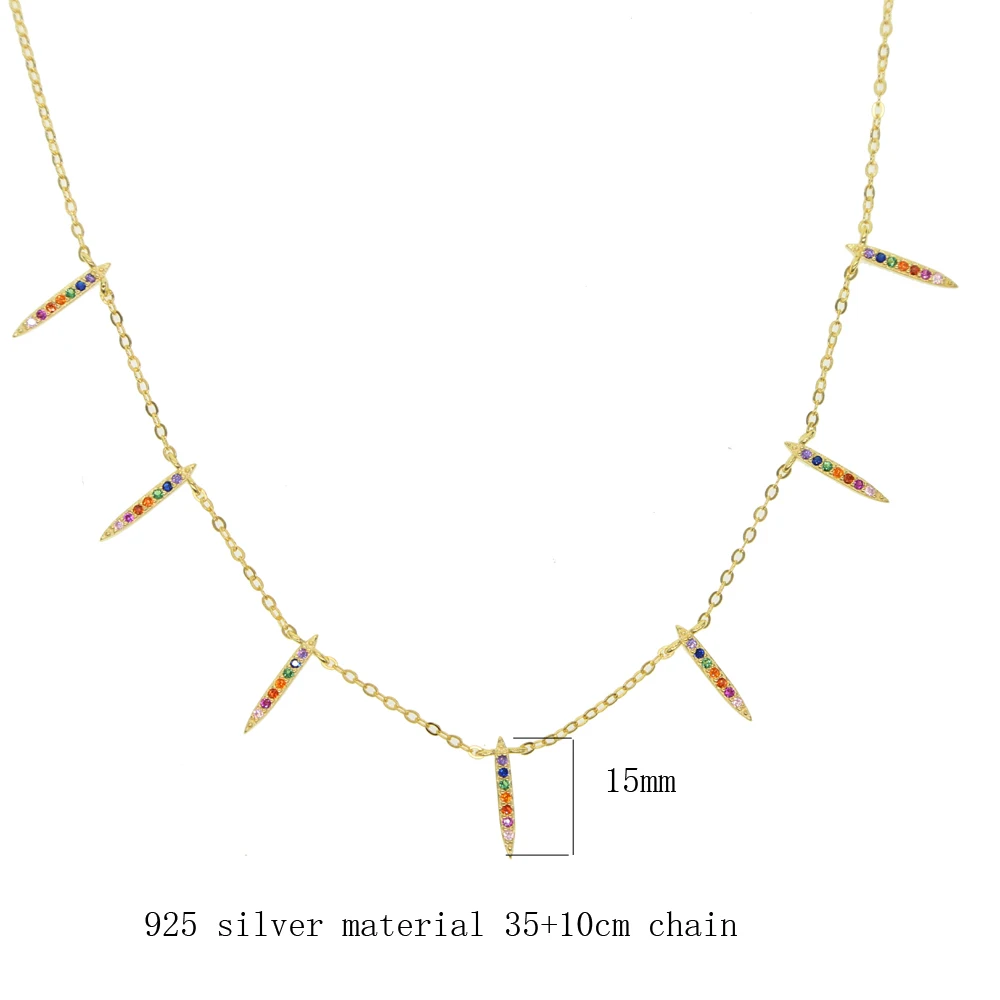 Романтичное женское ожерелье из серебра 925 пробы популярная модная цепочка