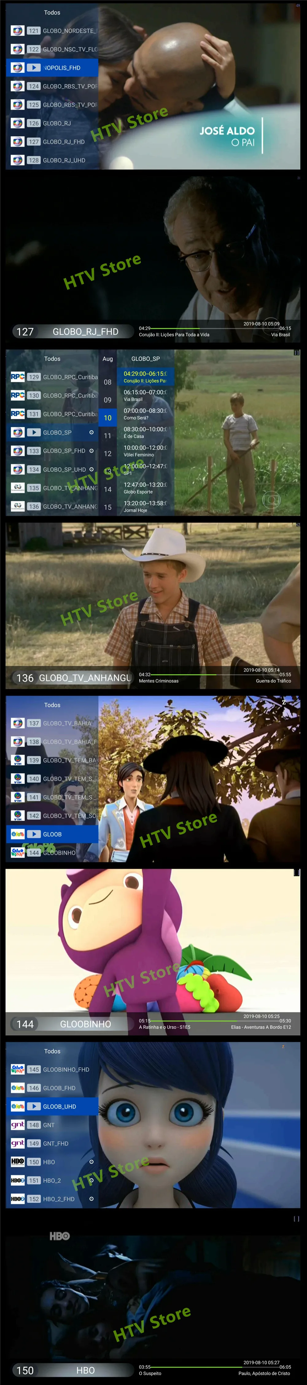 Ai tak pro 1 коробка HTV B tv B9 BOX Бразилия IP tv Android box 4K бразильские Бесплатные Каналы подписка с VOD воспроизведения и Live