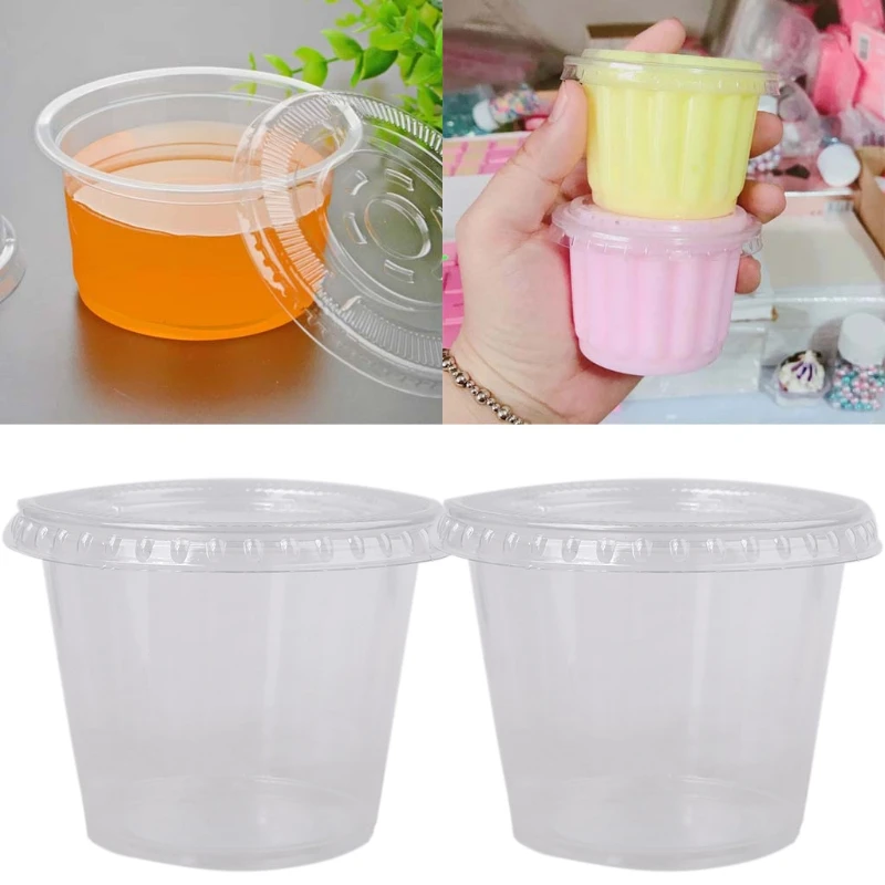 5 шт одноразовые пластиковые коробки прозрачный органайзер для хранения унций