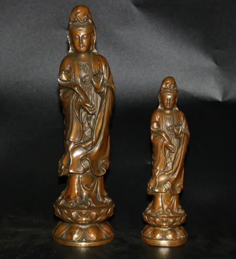 

Статуя ручной работы Archaize латунная фигурка ruyi Guanyin