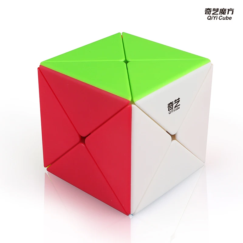 Qiyi X 3x3x3 магический куб форма желе цвет Mofangge головоломка наклейка Обучение