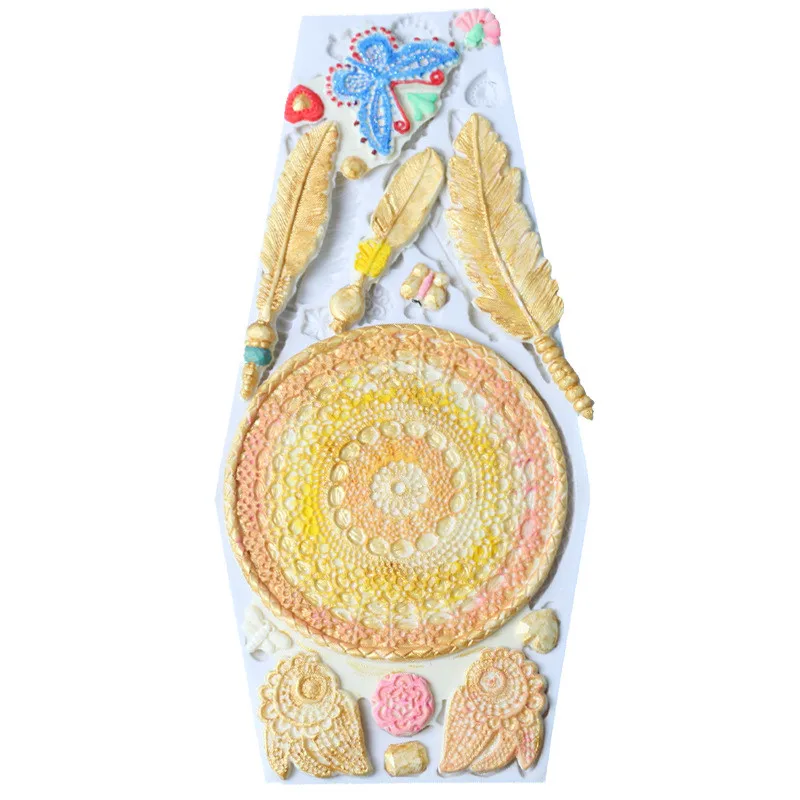 3D Ловец снов силиконовый Sugarcraft домашний шоколад пирог печенье Форма для выпечки