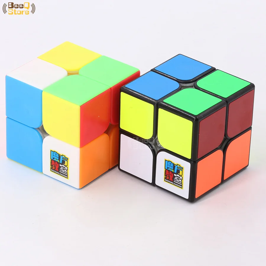 Mofangjiaoshi MF2C MF2 2x2 скоростной куб 50 мм головоломка профессиональная Magico Cubo черные