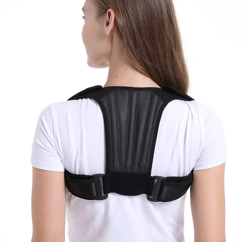 

Newest Back Posture Correctors for Women Men Upper Back Brace Pain Relief Clavicle Support Brace Promotion