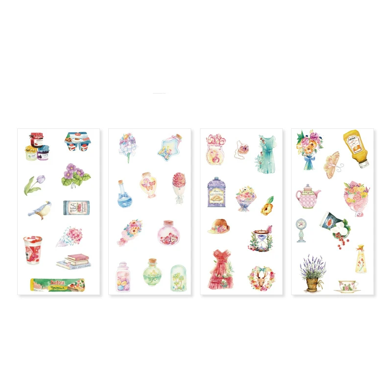 Mr. paper 24 дизайна 4 шт./лот на основе Sketchbook Deco Наклейки из бумаги васи Скрапбукинг пули журнал популярный деко постельное белье наклейки - Цвет: 2