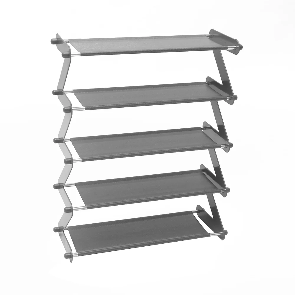 5 Слои полка для обуви Многофункциональный сборная пыле обувной стеллаж выставки