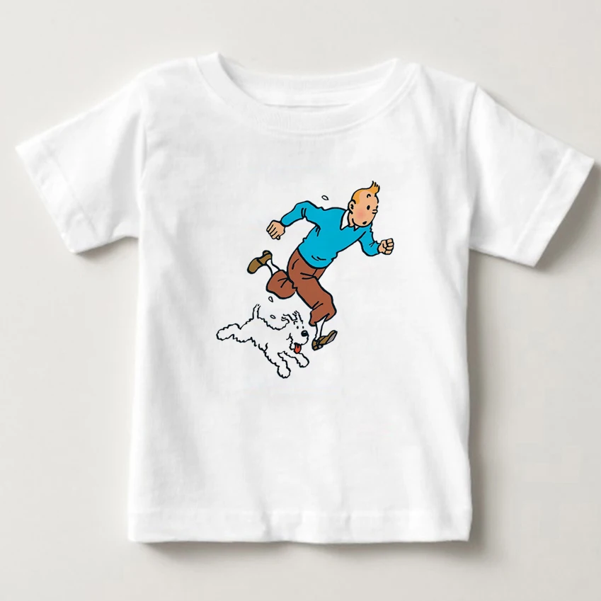 

Adventures Of Tintins T Shirt Kid Cotton Toddler O Neck Baby Tshirt Children's Infant Tee-shirt 2018 T-shirt For Boy Girl MJ