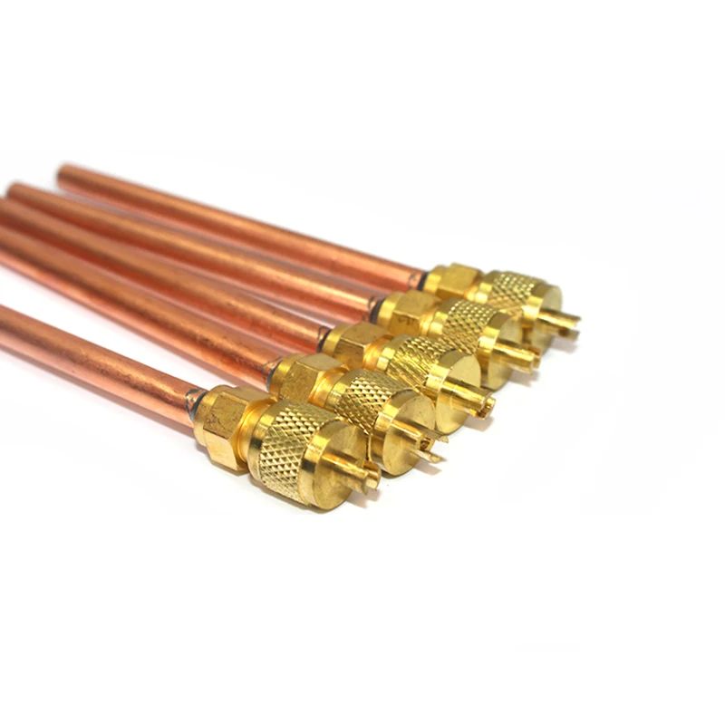 

1pcs Refrigeration Filling Head Brass A/C Access Charge For Refrigerator Charging Pressure Check Valve Refrigerator Check Copper
