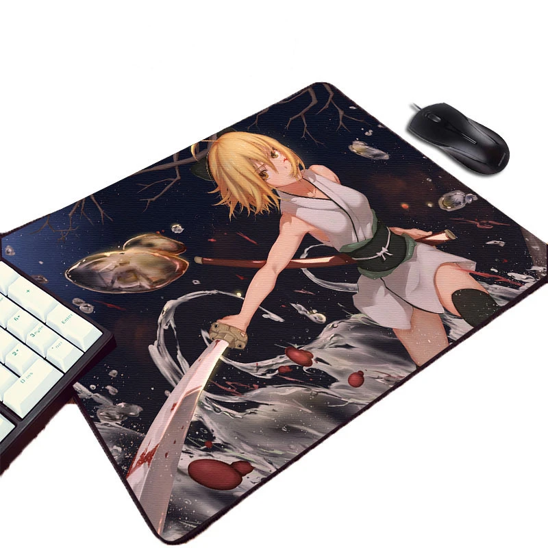 

MousePad KOHA-ACE EX Okita Souji Anime Girls Pattern Mini Pc Gaming Mouse Pad Fate/stay Night Grand Order Game Player Table Mat