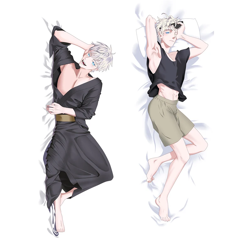 

Аниме волшебство борьба Megumi Fushiguro Dakimakura Обложка крутой человек ююютсу Kaisen Satoru Gojou Подушка длинные обнимашки тело наволочка