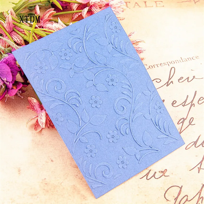 

Easter plastic vine template craft card making paper card album wedding decoration Embossing folders