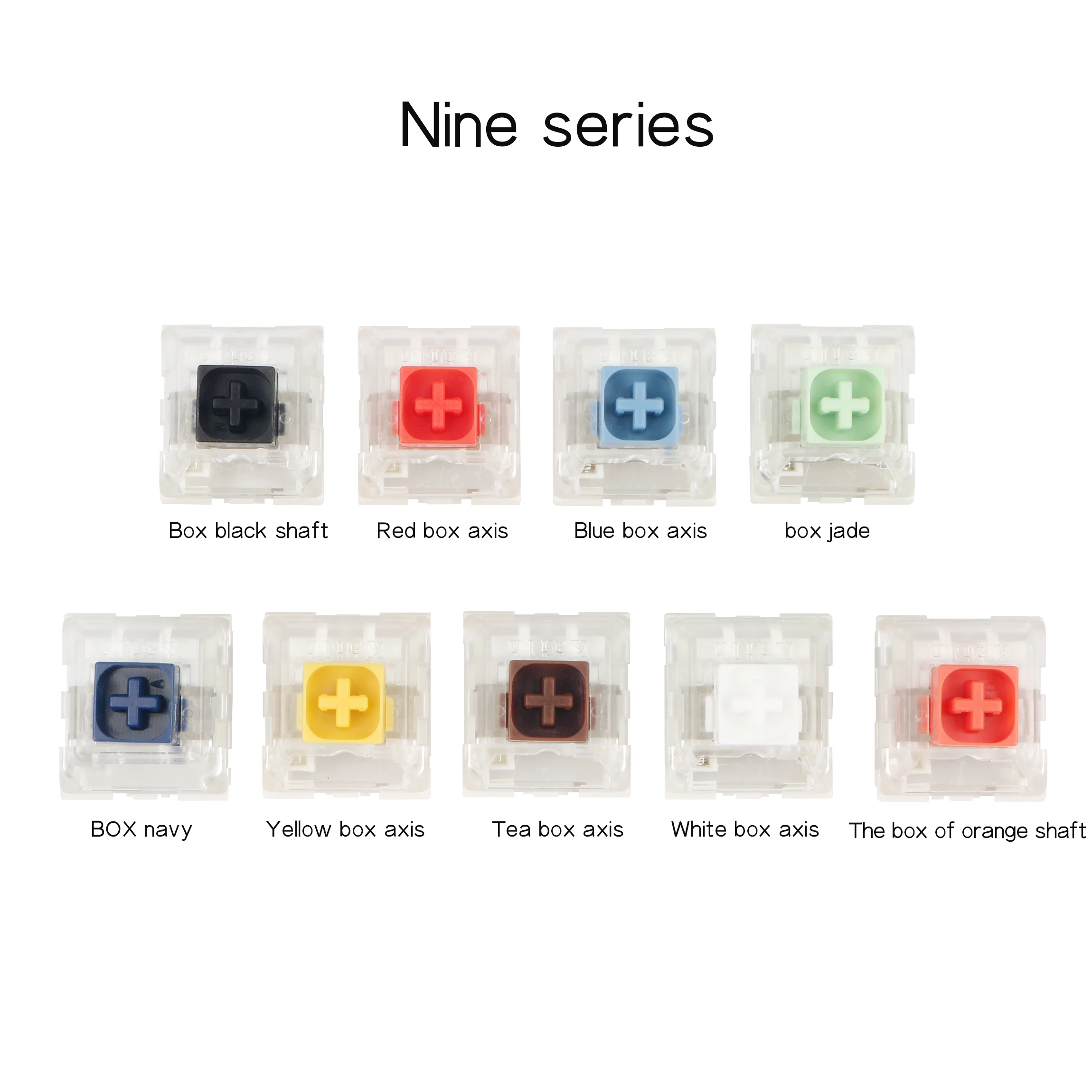 Переключатель Kailh Box черный красный коричневый белый RGB SMD пылезащитный