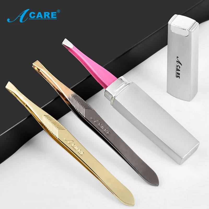 Щипцы для бровей ACARE профессиональный инструмент снятие макияжа из нержавеющей