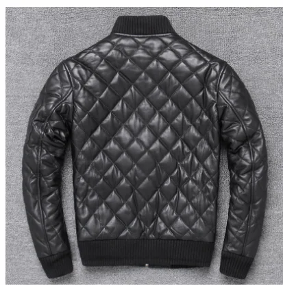 

Free shipping,New arrival.winter warm cotton genuine leather jacket.quality plaid sheepskin coat.man leather clothes.sales