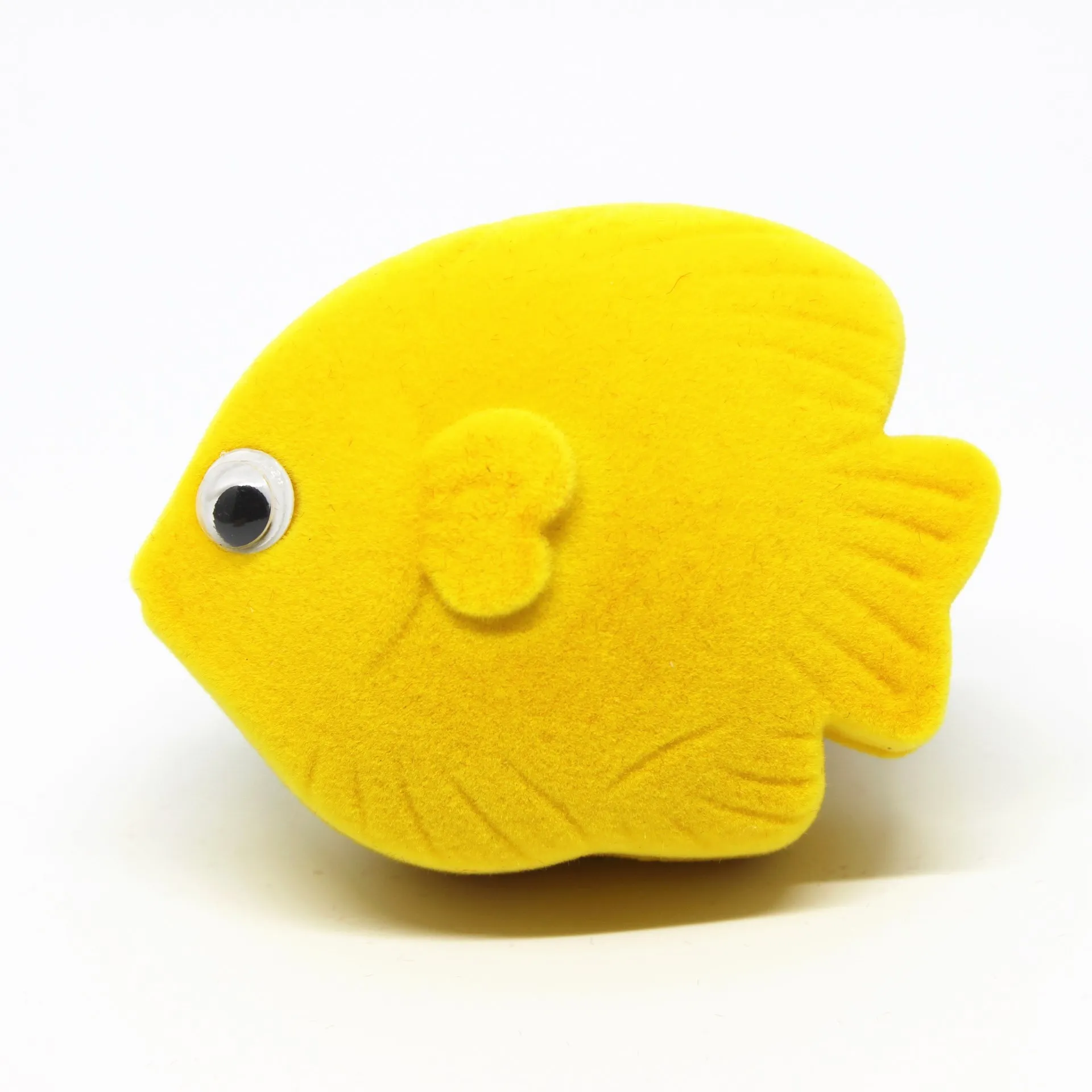 HOSENG 10Pcs Velvet Wedding Luxury Box For Women Earrings Display and Packaging Yellow Red Ocean Tropical Fish Series HS_532