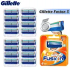 Бритвенные лезвия кассеты для бритья Gillette Fusion 5 мужские ручные бритвенные головки бритвенный набор для безопасного бритья бороды
