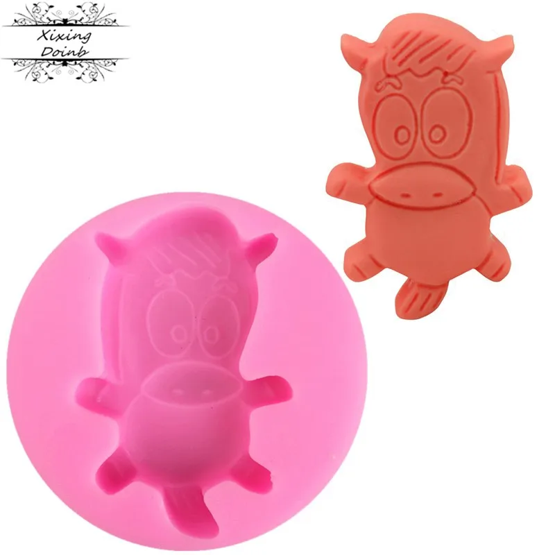 DIY мультфильм форма силикагель Форма пищевого класса печенье конфеты шоколадный