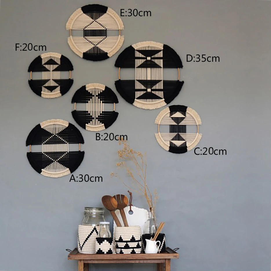 

Macrame Bohemian Handmade Creative Cotton Christmas Wall Hanging Tapestry Home Decorationl Decor Bedroom Boho Wedding Decor