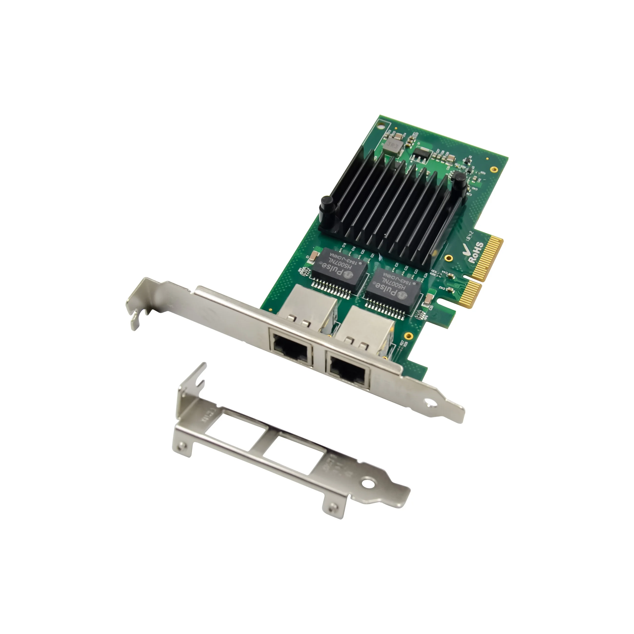 4 Порты и разъёмы PCIe X4 двойной гигабитный Ethernet карта чип Intel I350AM2 Чипсет RJ45 Gigabit 1000