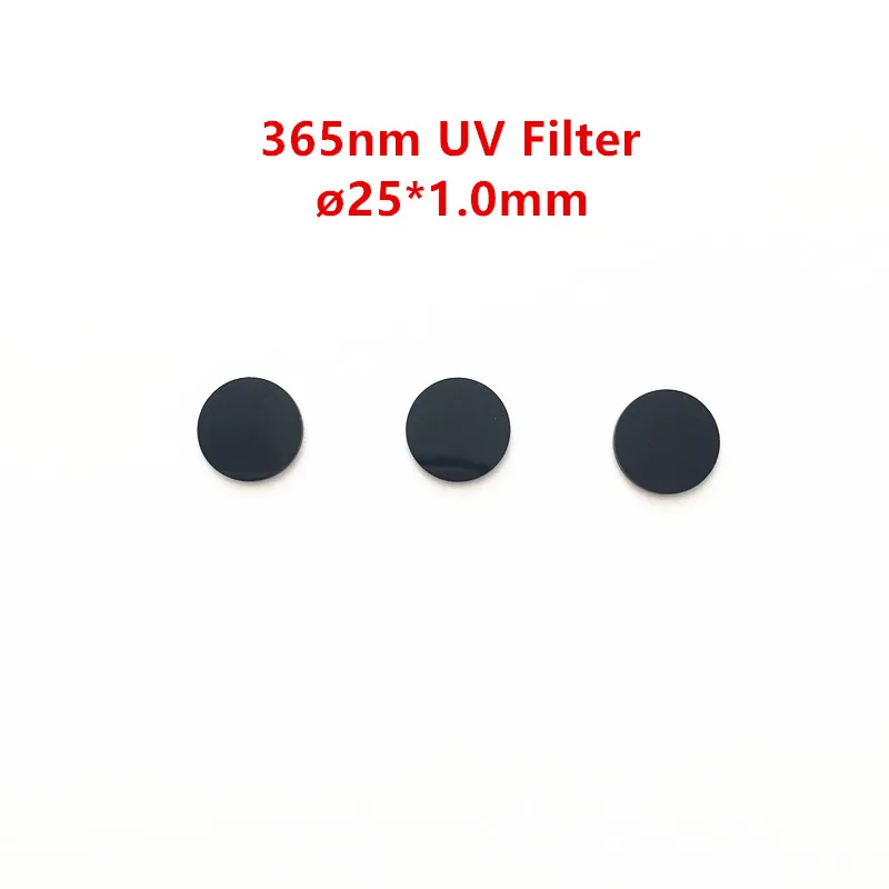 25*1,0 мм 365nm UV фильтр для фонарика ZWB2