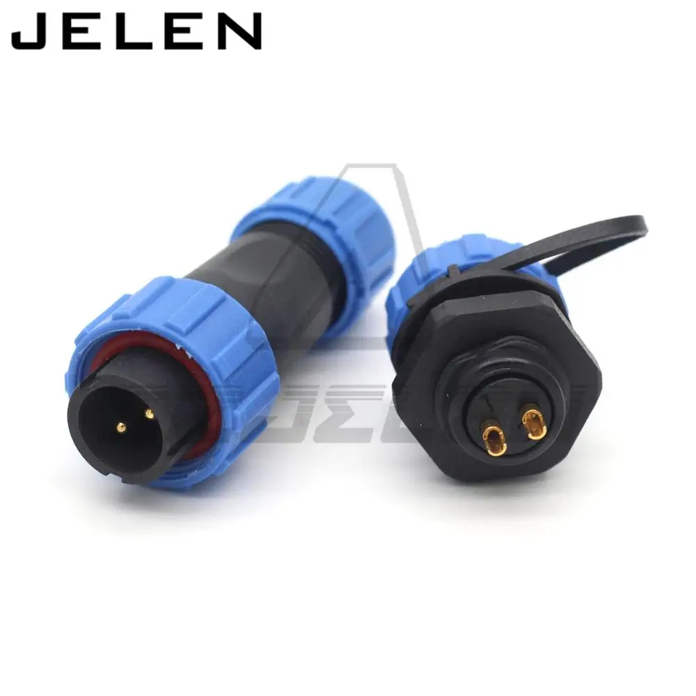 

SP1310, 2 pin waterproof connector, Power wire connectors, cable connectors , automotive connectors, Plug and socket, IP68