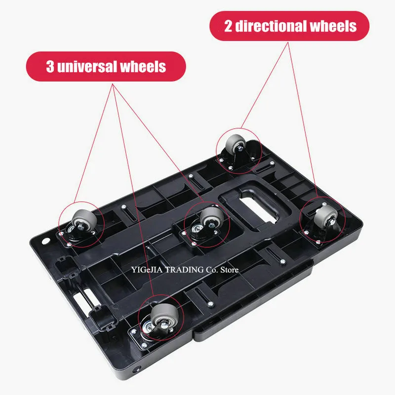 Портативный ручная тележка для покупок 5 круглых коробок прочная конструкция
