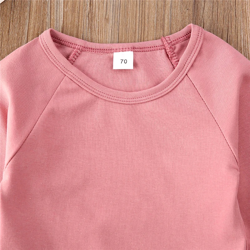 6 Color Autumn Kids Clothes Boys Clothing Set Infant Baby Girls Long Sleeve T-shirt+Pants Outfits Tracksuit | Детская одежда и