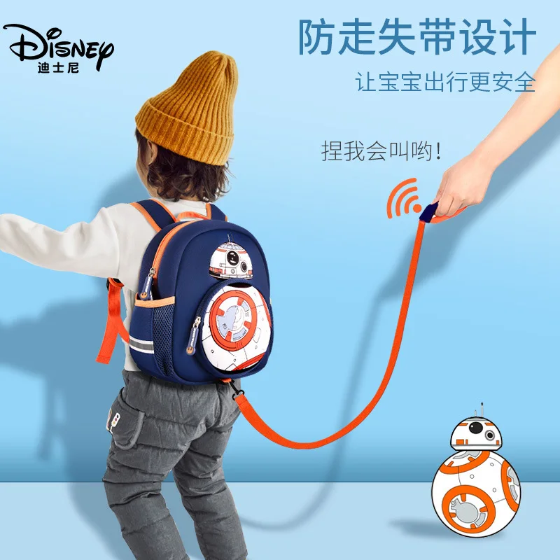 Маленькая школьная сумка Disney милый детский рюкзак для дошкольников 3-5 лет из