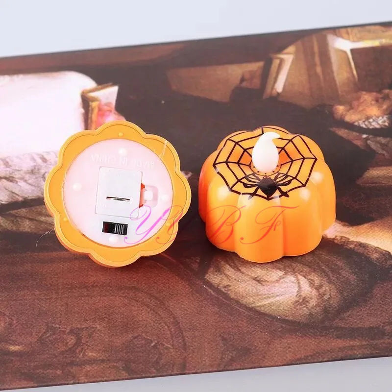 

1pcs Pumpkin Candle Light Halloween Party Supplies LED Lights Lantern Lamp Ornaments Props Halloween Home Decoration Accessories