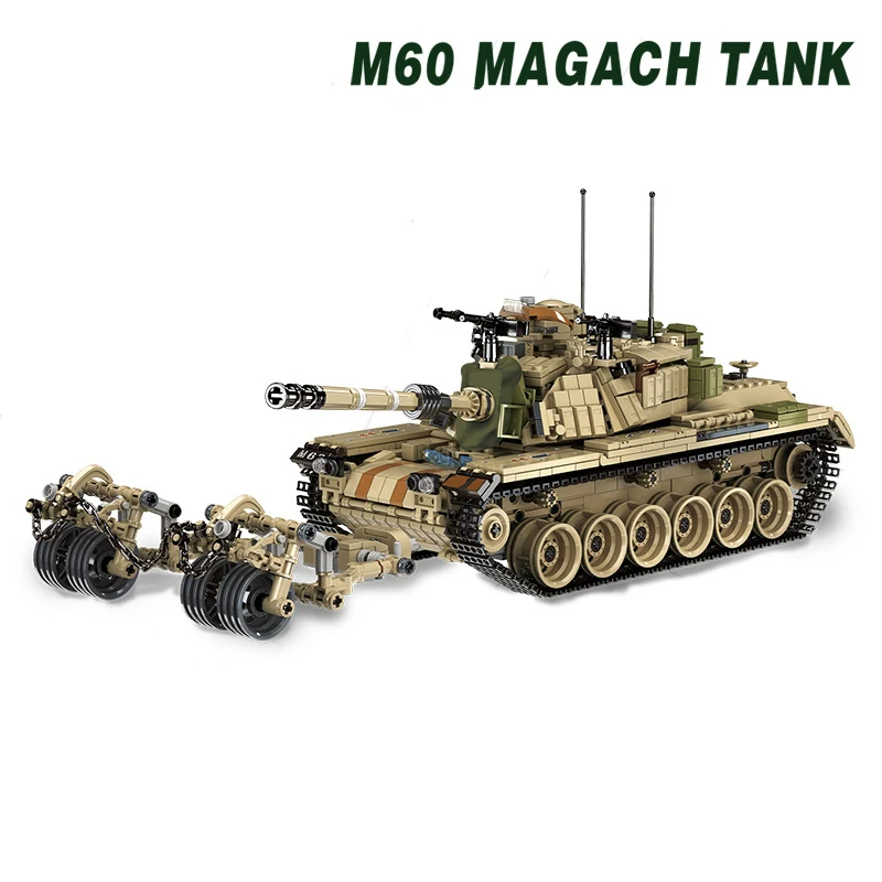M06 склад танк военная серия детская интеллектуальная сборка мелких частиц
