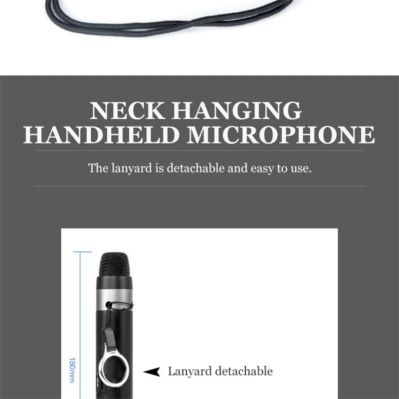 FELYBY UHF Беспроводной конденсаторный микрофон Портативный Ручной для интервью