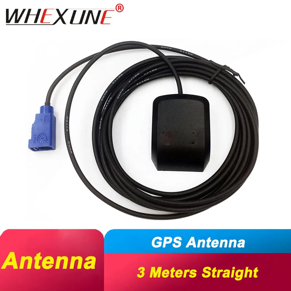 WHEXUNE новый авто GPS антенна прямой переходник для Fakra/MFD2/RNS2 510/Golf 5/MFD3/AP/Volkswagen/Mercedes