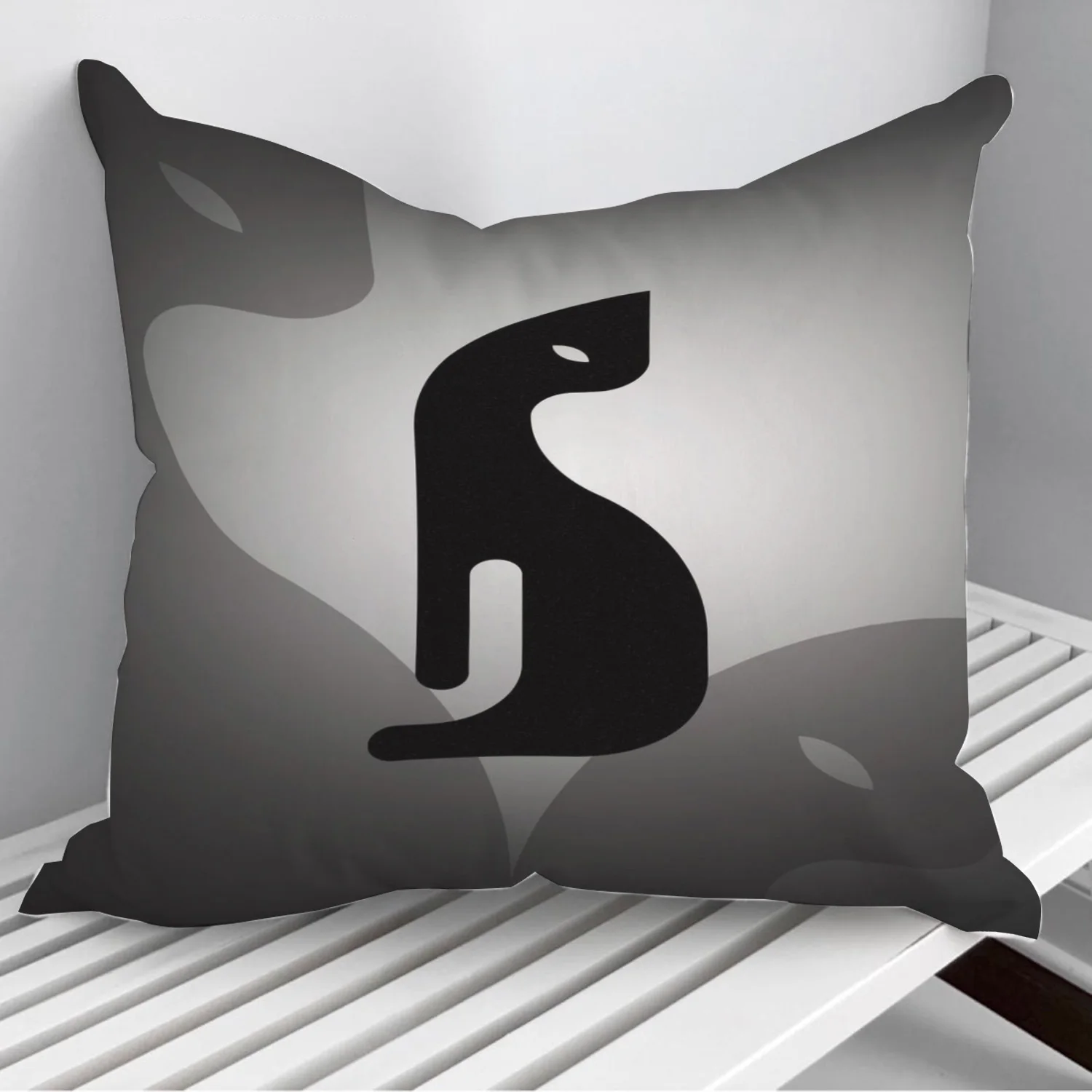 

black cat 2 Throw Pillows Cushion Cover On Sofa Home Decor 45*45cm 40*40cm Gift Pillowcase Cojines Dropshipping