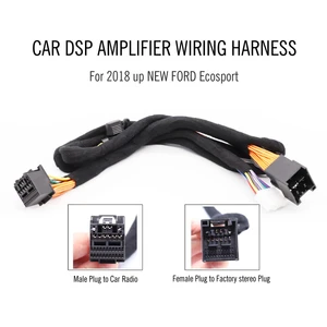 PUZU Car DSP AMPLIFIER wiring harness for 2018 up New Ford cars