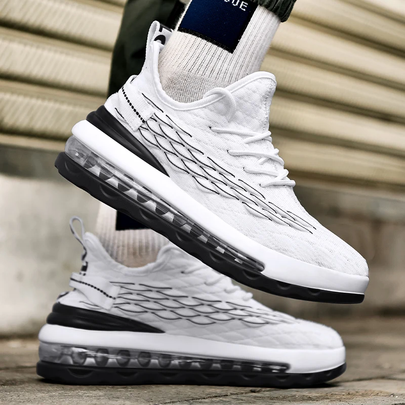 Кроссовки спортивные кроссовки Мужская обувь белого цвета оригинальные