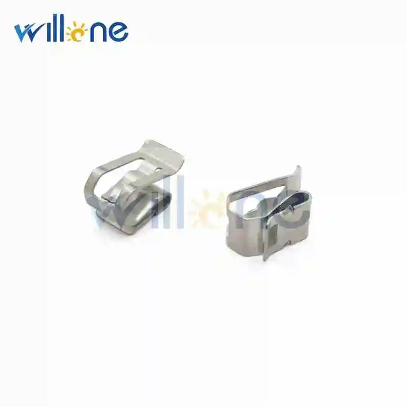 Willone 100 шт Бесплатная доставка PV солнечные зажимы для кабеля из нержавеющей стали