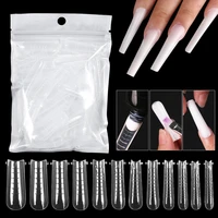 120pcspack dual system nail forms poly uv gel finger extension artificial manicure mold tools