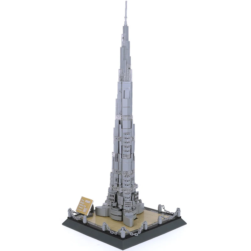 Набор строительных блоков для детей креативная архитектура Дубай Бурдж халифа