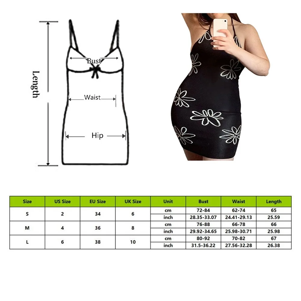 

2021 Fashion Summer Floral Backless Knitted Bodycon Dress Women Halter Neck Y2K Sexy Sleeveless Beach Vintage Mini Dresses Party