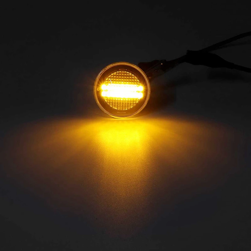 2 шт. Автомобильный светодиодный боковой габаритный фонарь указатель поворота