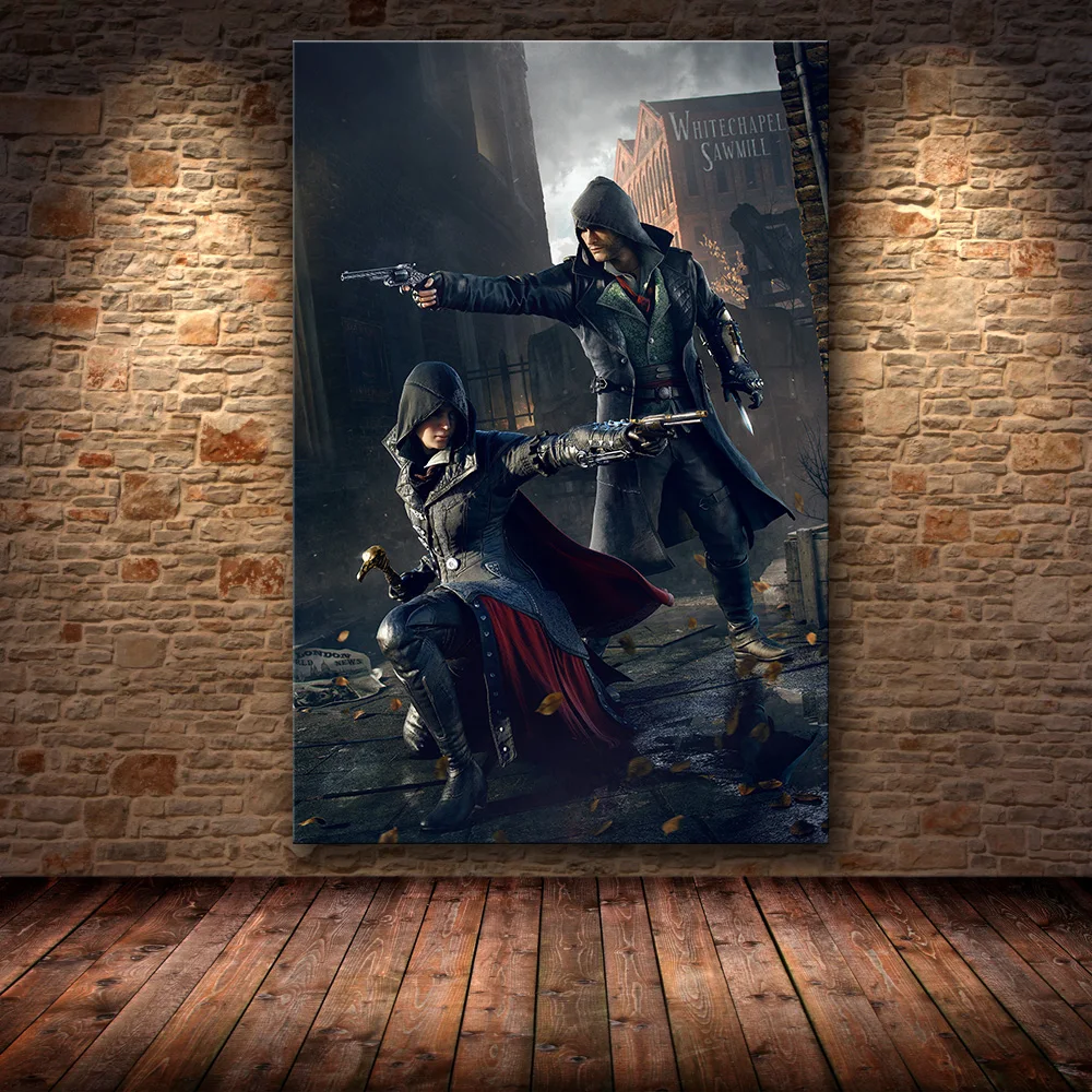05 Без рамки игра Плакат Украшение живопись Assassin's Creed на HD холсте Картина на холсте художественный плакат стены искусства холст - Цвет: 05