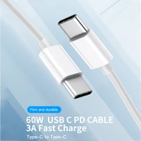 pd cable usb c to usb type c for xiaomi samsung huawei 3a quick charging 4 0 60w fast charging for macbook pro ipad charge cable