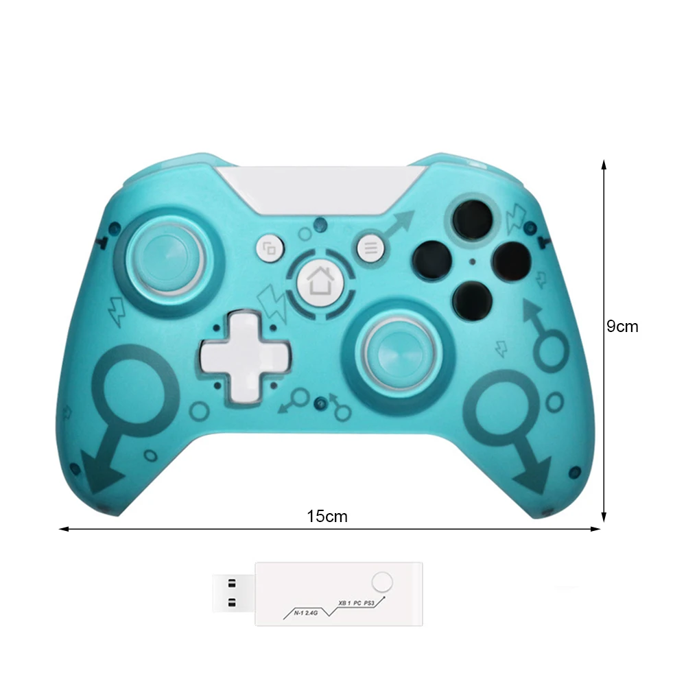 

Wireless Game Controller N-1 2.4G USB Gamepad Joystick PC Computer Dual Vibration Gaming Joypad Controller For XBOX ONE